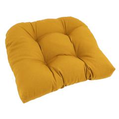 19-inch U-Shaped Twill Tufted Dining Chair Cushion  93184-1CH-TW-SS
