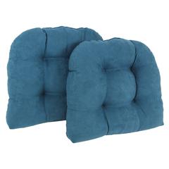 19-inch U-Shaped Microsuede Tufted Dining Chair Cushions (Set of 2)  93184-2CH-MS-TL
