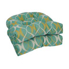 19-inch U-Shaped Premium Outdoor Tufted Dining Chair Cushion