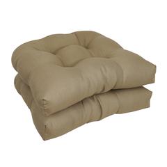 19-inch U-Shaped Premium Outdoor Tufted Dining Chair Cushion