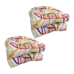 19-inch U-Shaped Dining Chair Cushions (Set of 4)  93184-4CH-OD-069