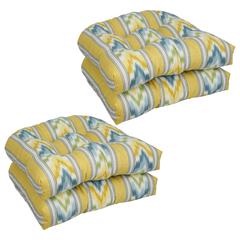 19-inch U-Shaped Dining Chair Cushions (Set of 4)  93184-4CH-OD-116