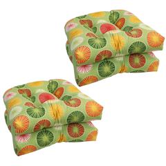 19-inch U-Shaped Dining Chair Cushions (Set of 4)  93184-4CH-OD-127