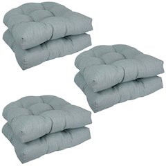 19-inch Premium Olefin Tufted Outdoor Chair Cushions (Set of 6)