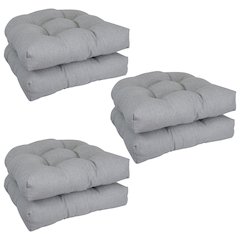 19-inch Premium Olefin Tufted Outdoor Chair Cushions (Set of 6)