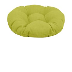 18-inch Round Spun Polyester Tufted Footstool Cushion