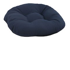 18 inch Round Solid Twill Footstool Cushion  93301-18IN-TW-NV