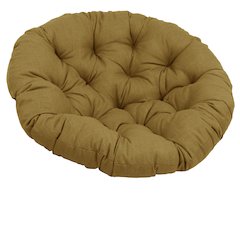 52-inch Solid Outdoor Spun Polyester Papasan Cushion