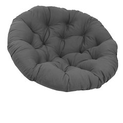 52-inch Solid Twill Papasan Cushion (Fits 50-inch Papasan Frame)  93302-52-TW-GY