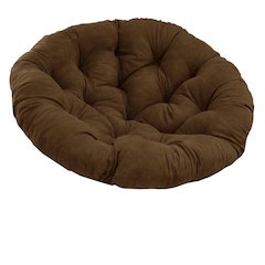 48-inch Solid Microsuede Papasan Cushion (Fits 46-inch Papasan Frame)  93302-MS-CH