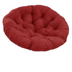 48-inch Solid Microsuede Papasan Cushion (Fits 46-inch Papasan Frame)  93302-MS-CR