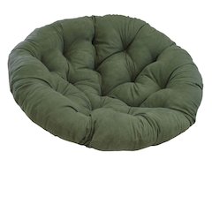 48-inch Solid Microsuede Papasan Cushion (Fits 46-inch Papasan Frame)  93302-MS-HG