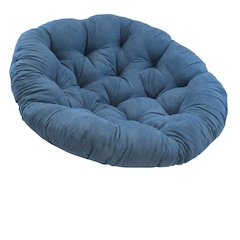48-inch Solid Microsuede Papasan Cushion (Fits 46-inch Papasan Frame)  93302-MS-IN