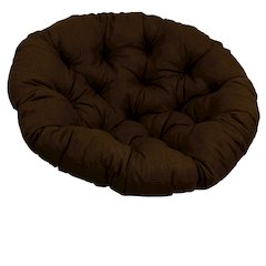 48-inch Solid Outdoor Spun Polyester Papasan Cushion