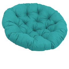 48-inch Solid Outdoor Spun Polyester Papasan Cushion