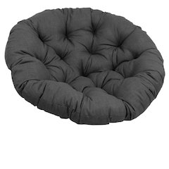 48-inch Solid Outdoor Spun Polyester Papasan Cushion
