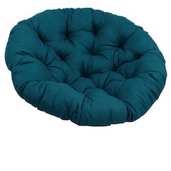 48-inch Solid Outdoor Spun Polyester Papasan Cushion