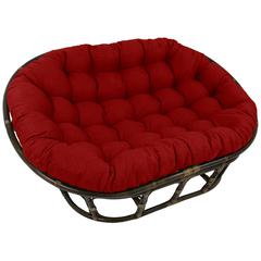 78-inch by 58-inch Solid Spun Polyester Double Papasan Cushion  93304-78-REO-SOL-04