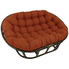 78-inch by 58-inch Solid Spun Polyester Double Papasan Cushion  93304-78-REO-SOL-06