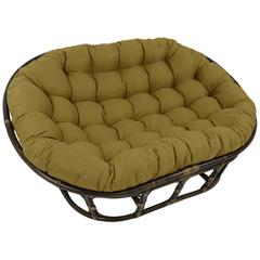 78-inch by 58-inch Solid Spun Polyester Double Papasan Cushion  93304-78-REO-SOL-08