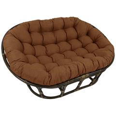 78-inch by 58-inch Solid Spun Polyester Double Papasan Cushion  93304-78-REO-SOL-09