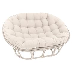 78-inch by 58-inch Solid Twill Double Papasan Cushion  93304-78-TW-EG