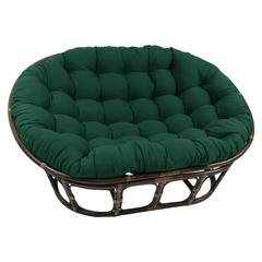 78-inch by 58-inch Solid Twill Double Papasan Cushion  93304-78-TW-FG