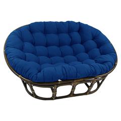 78-inch by 58-inch Solid Twill Double Papasan Cushion  93304-78-TW-RB