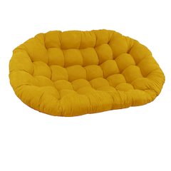 65-inch by 48-inch Solid Microsuede Double Papasan Cushion 93304-MS-LM