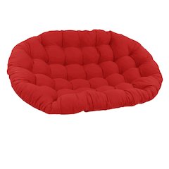 65-inch by 48-inch Solid Twill Double Papasan Cushion 93304-TW-RD