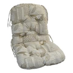 48-inch by 24-inch Indoor Polyester Blend Swivel Rocker Cushion 93310-ID-049