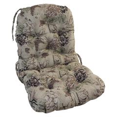 48-inch by 24-inch Indoor Polyester Blend Swivel Rocker Cushion 93310-ID-061