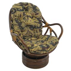 48-inch by 24-inch Jacquard Chenille Swivel Rocker Cushion