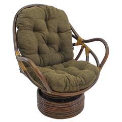 48-inch by 24-inch Jacquard Chenille Swivel Rocker Cushion
