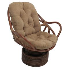 48-inch by 24-inch Solid Micro Suede Swivel Rocker Cushion