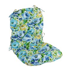 48-inch by 24-inch Patterned Outdoor Spun Polyester Swivel Rocker Cushion