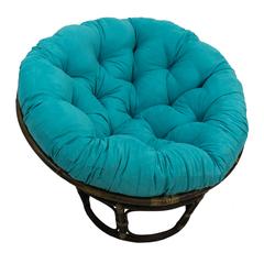44-inch Solid Micro Suede Papasan Cushion (Fits 42-inch Papasan Frame)