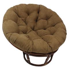44-inch Solid Micro Suede Papasan Cushion (Fits 42-inch Papasan Frame)