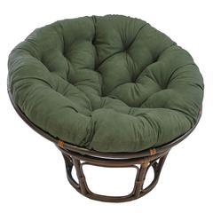 44-inch Solid Micro Suede Papasan Cushion (Fits 42-inch Papasan Frame)
