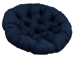 44-inch Solid Outdoor Spun Polyester Papasan Cushion