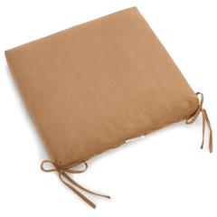 20-inch by 19-inch Solid Microsuede Chair Cushion