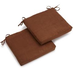20-inch by 19-inch Spun Polyester Chair Cushion (Set of Two)