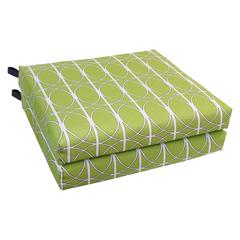 20-inch by 19-inch Patterned Outdoor Chair Cushions (Set of 2)  93454-2CH-OD-169