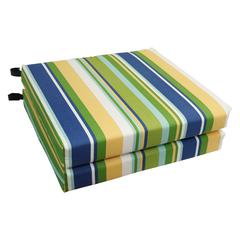 20-inch by 19-inch Patterned Outdoor Chair Cushions (Set of 2)  93454-2CH-OD-172