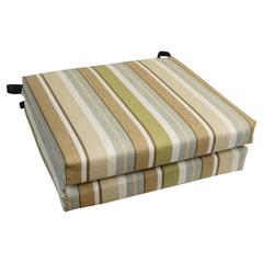 20-inch by 19-inch Patterned Outdoor Chair Cushions (Set of 2)  93454-2CH-OD-177