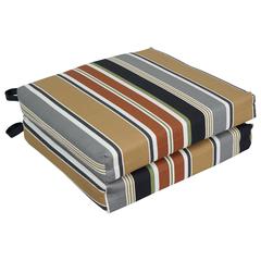 20-inch by 19-inch Patterned Outdoor Chair Cushions (Set of 2)  93454-2CH-OD-207