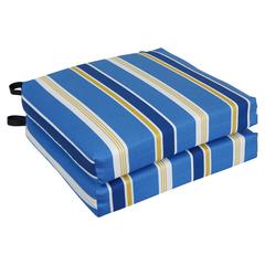 20-inch by 19-inch Patterned Outdoor Chair Cushions (Set of 2)  93454-2CH-OD-222