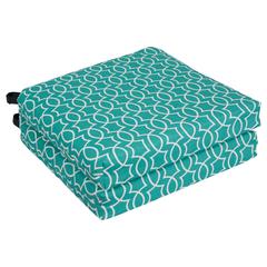 20-inch by 19-inch Patterned Outdoor Chair Cushions (Set of 2)  93454-2CH-OD-235