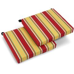 20-inch by 19-inch Spun Polyester Chair Cushion (Set of Two)