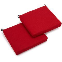 20-inch by 19-inch Spun Polyester Chair Cushion (Set of Two)